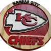 Cuadro decorativo de madera Kansas City Chiefs 2