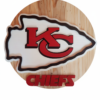 Generated Image November 08, 2025 - 9_04AM Cuadro decorativo de madera Kansas City Chiefs