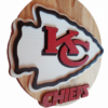 Generated Image November 08, 2025 - 9_14AM Cuadro decorativo de madera Kansas City Chiefs