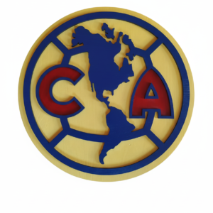Cuadro de madera logo Club America