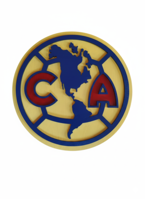 Generated Image November 08, 2025 - 9_31AM Cuadro de madera logo Club America