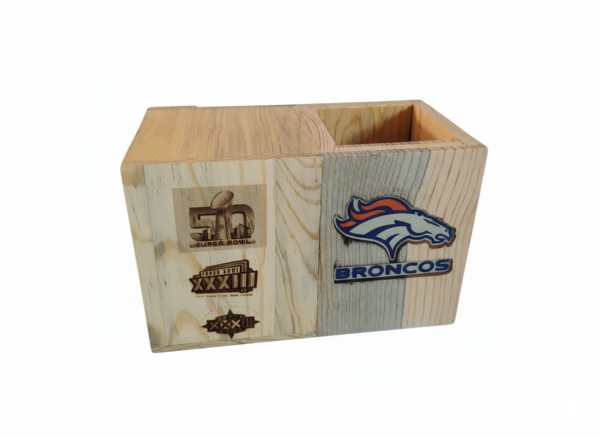 Organizador de madera Broncos de Denver