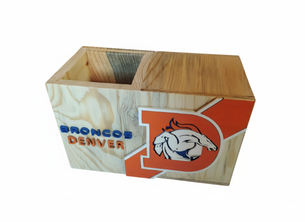 Organizador de madera Broncos de Denver