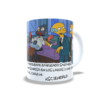 Taza Mug Los Simpsons Trabajo Muy Duro 11oz